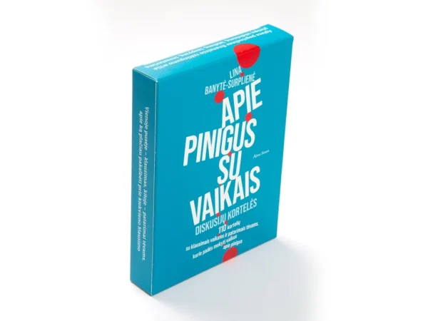 El. diskusijų kortelės „Apie pinigus su vaikais“ (7-18 m. vaikams)